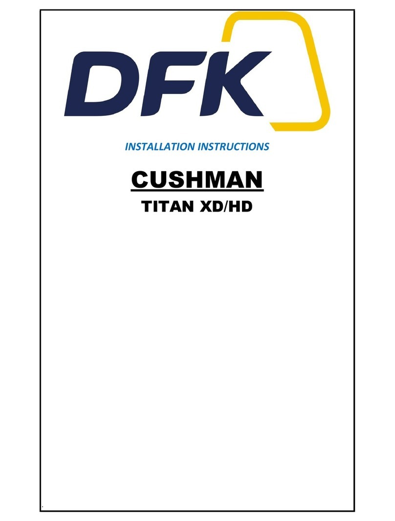 DFK CUSHMAN TITAN XD installation instructions