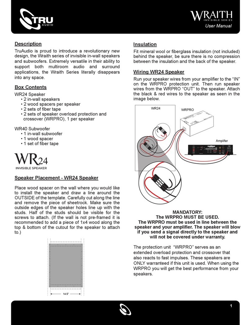 TRU Audio Wraith Series user manual