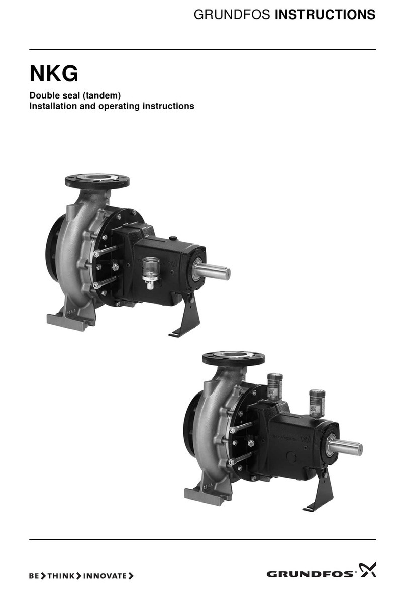 Grundfos NKG Series Installation and operating instructions Grundfos NKG Series Installation and operating instructions