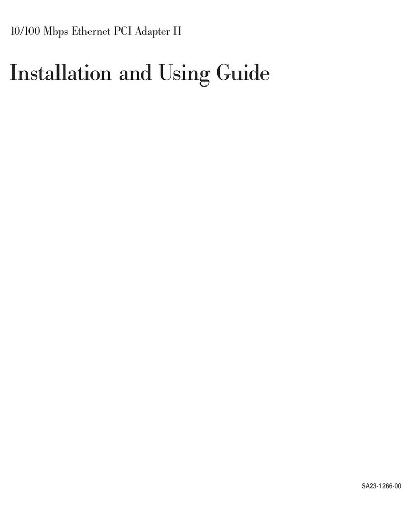 IBM 10/100 Mbps Ethernet PCI Adapter II Guide