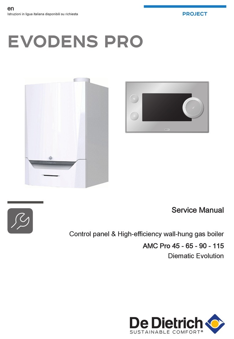 DeDietrich AMC Pro 45 User manual