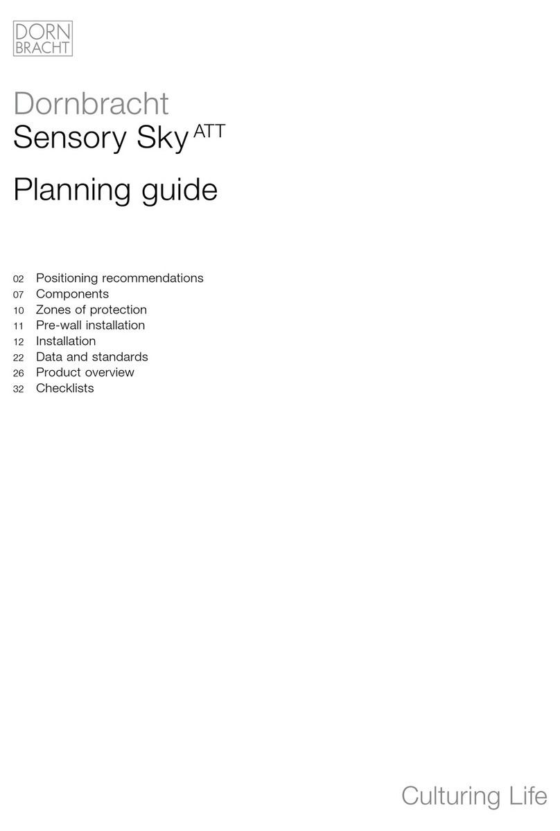 Dornbracht SENSORY SKY Series Planning guide
