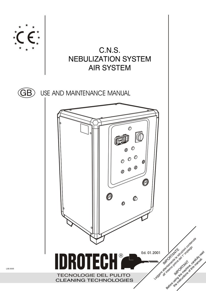 Idrotech CNS AIR SYSTEM 3 Use and maintenance manual