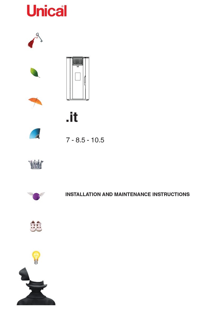 Unical .it 7 Installation and maintenance instructions