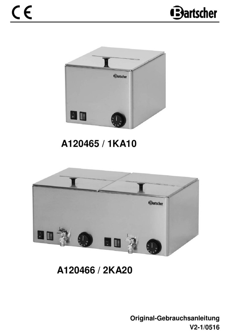 Bartscher A120465 User manual