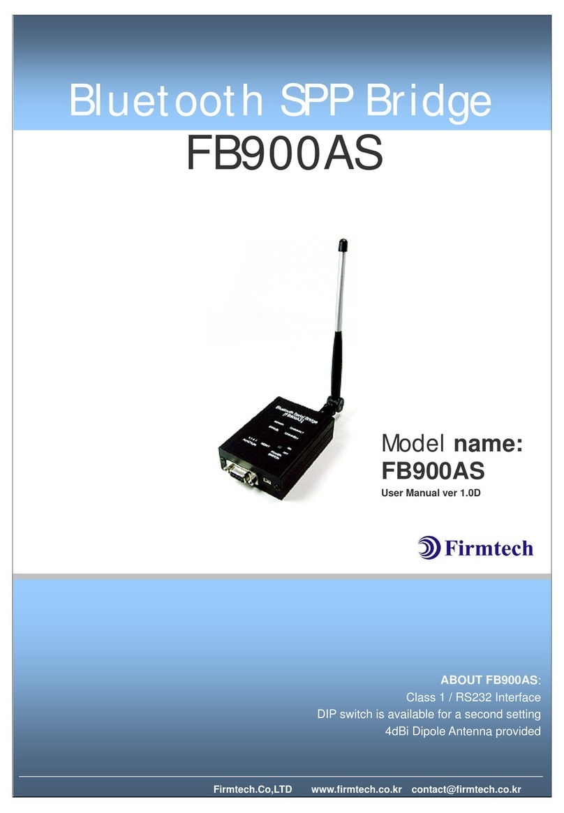 Firmtech FB900AS user manual