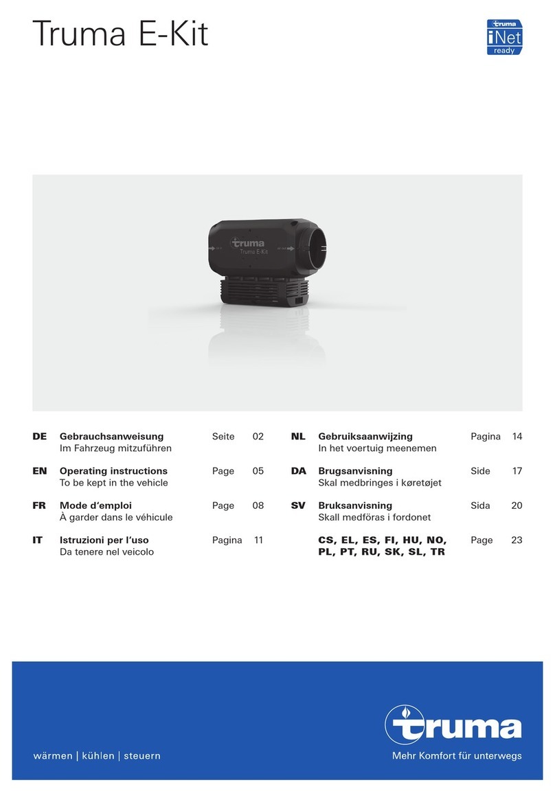 Truma E-Kit operating instructions