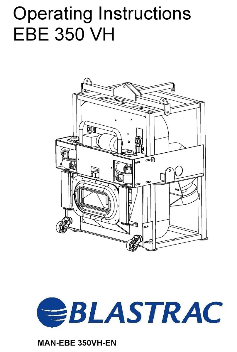 Blastrac EBE 350 VH User manual