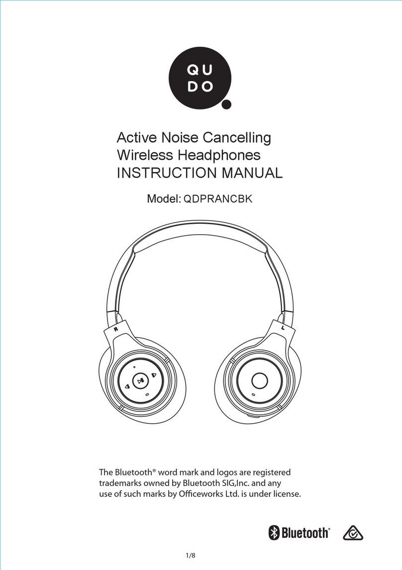 Qudo QDPRANCBK instruction manual