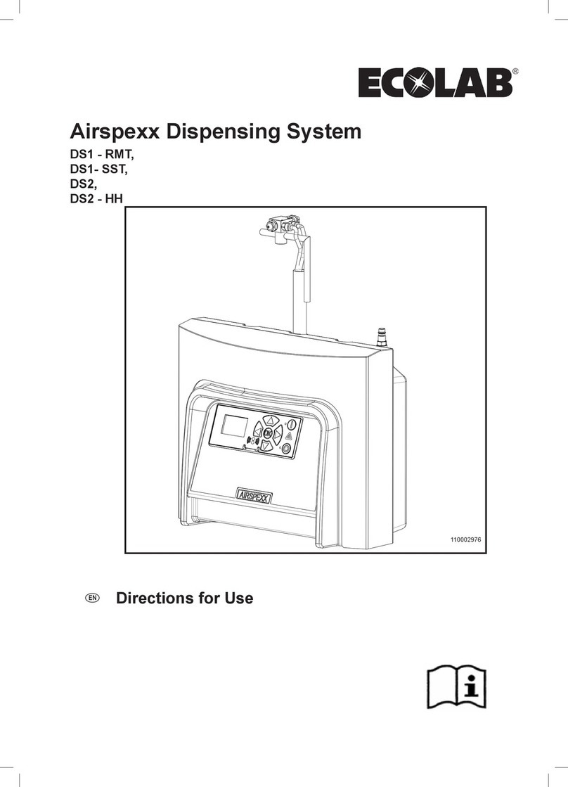 Ecolab DS1-RMT Directions for use