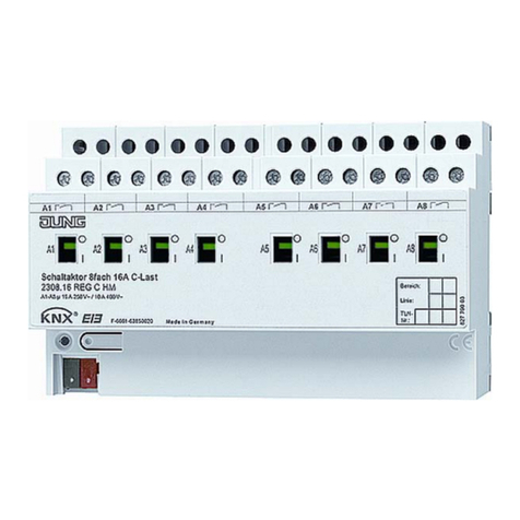 Jung KNX 230 .16 REGHM Series Operation instructions
