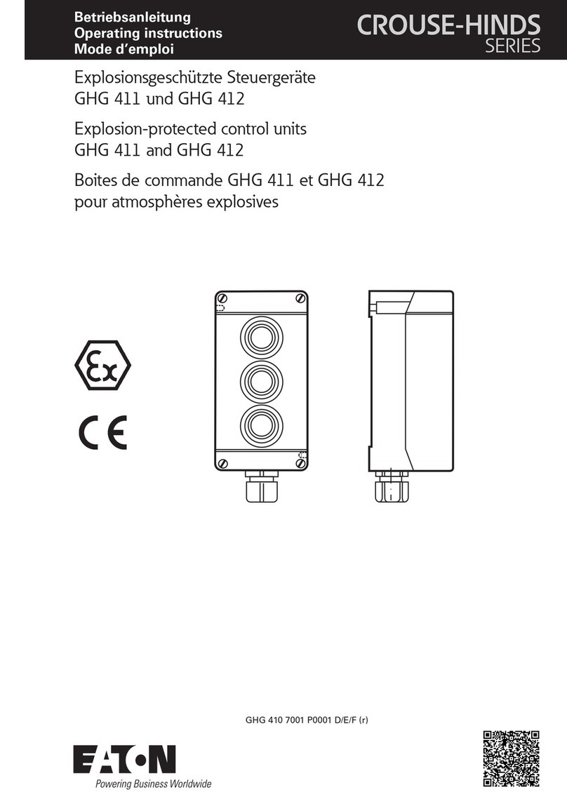 Eaton Crouse-hinds series User manual