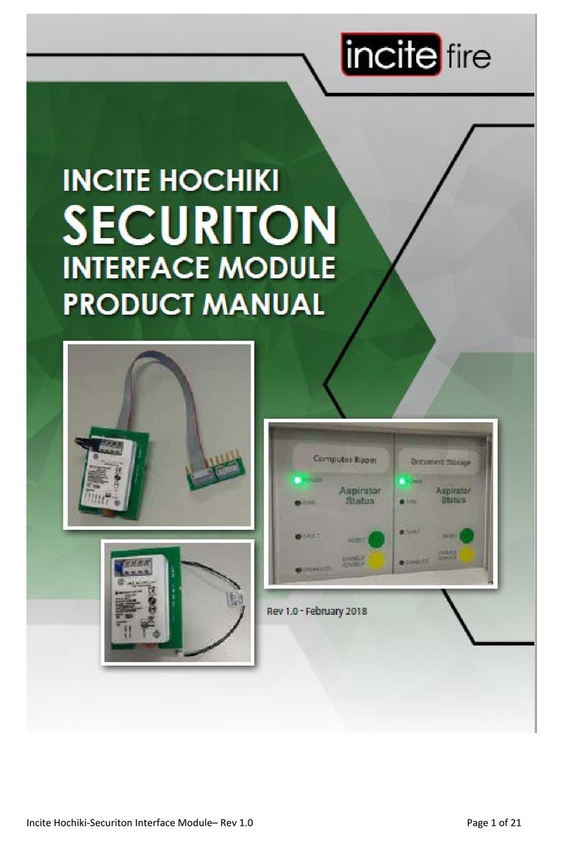 Incite Fire SEC-HIM-35 product manual