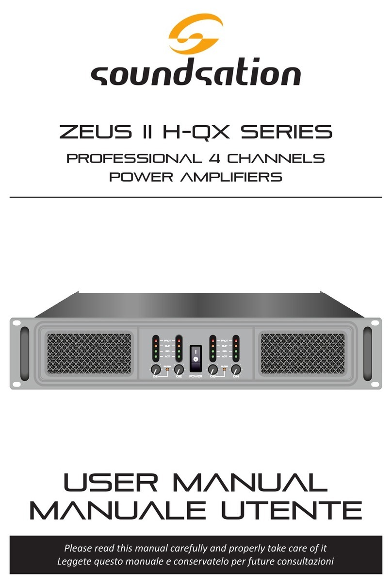 Sound Sation ZEUS II H-QX Series User manual