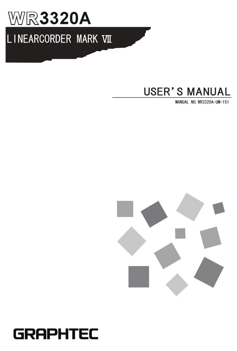GRAPHTEC WR3320A user manual