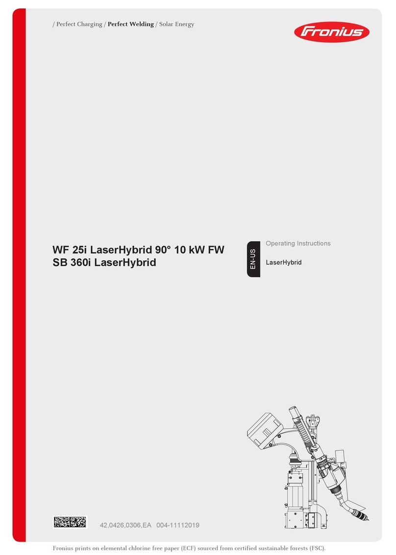 FRO­NIUS LaserHybrid Series operating instructions