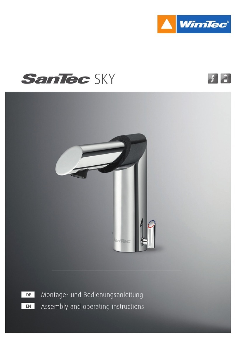 WimTec SanTec SKY Assembly and operating instructions