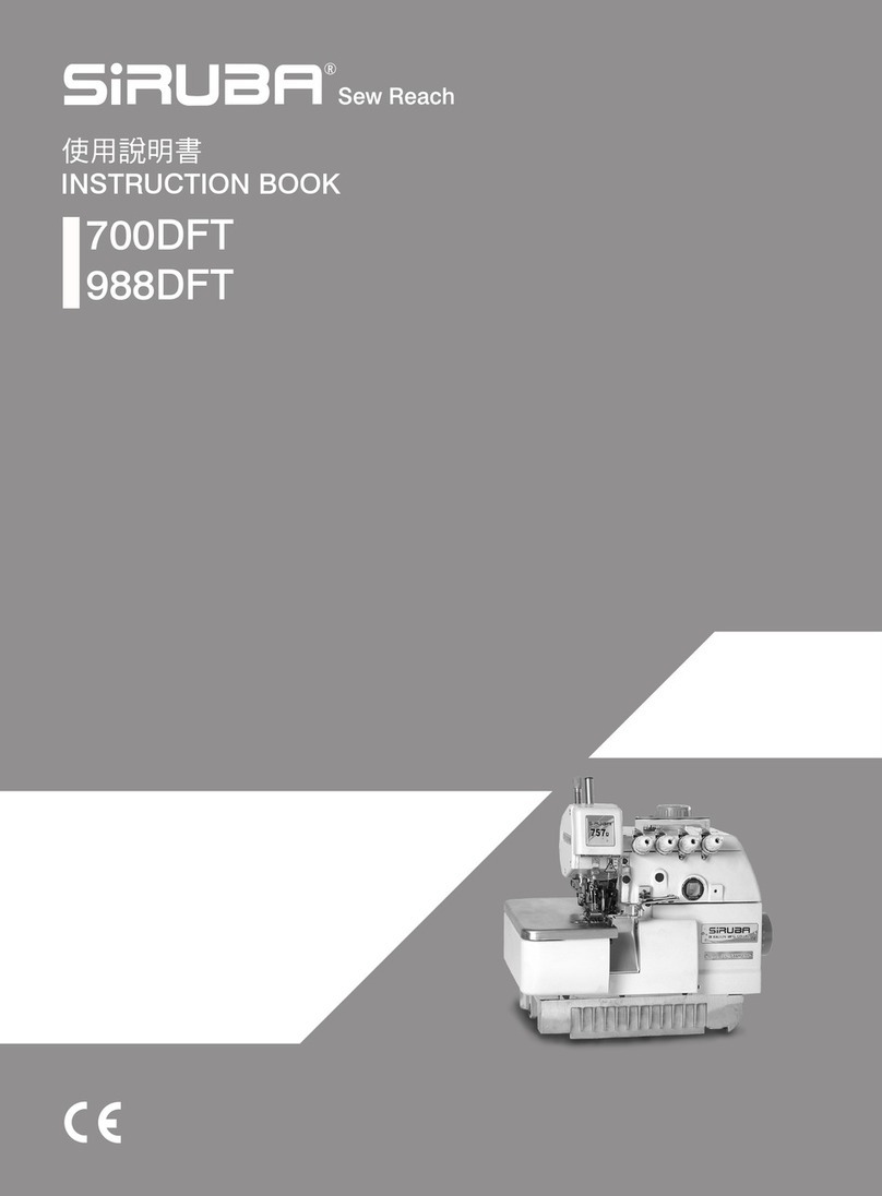 Siruba 700DFT User manual Siruba 700DFT User manual