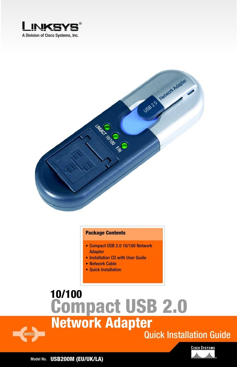 Linksys USB200M User manual