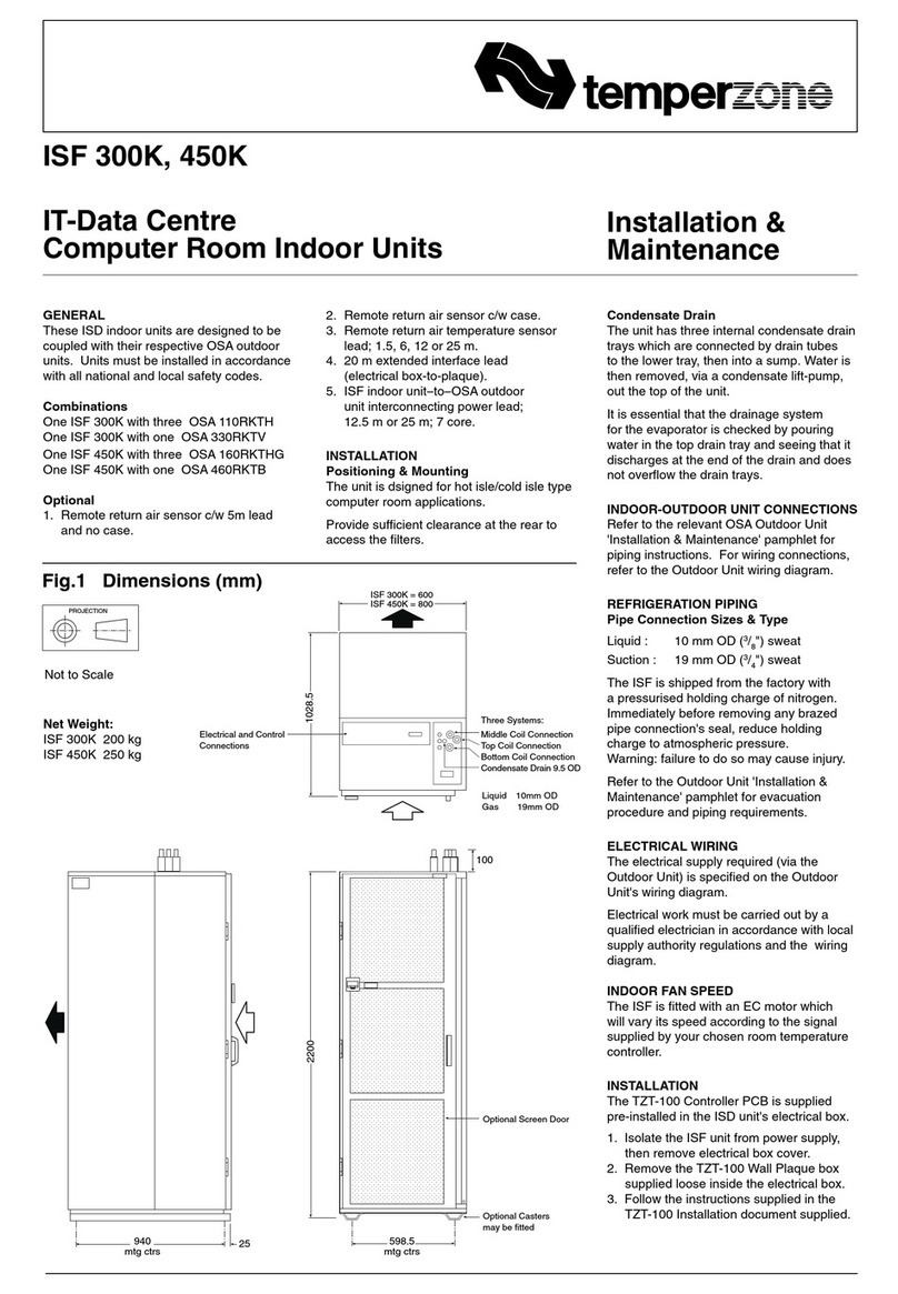 TemperZone ISF 300K Maintenance and service guide