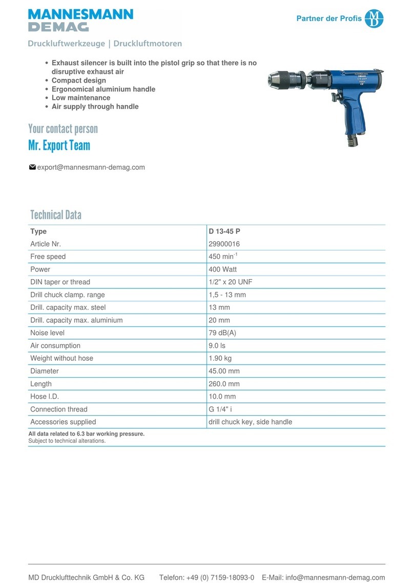 Mannesmann Demag D 13-45 P operating instructions