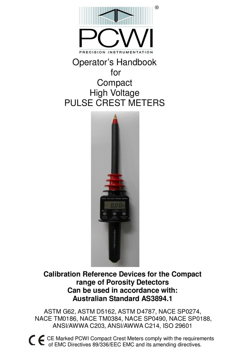 PCWI PULSE CREST Operator's handbook