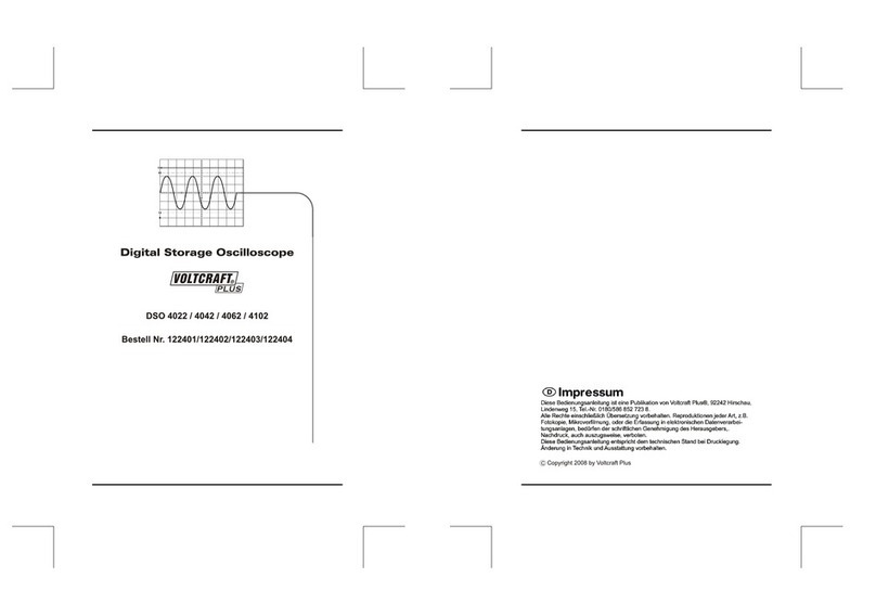 VOLTCRAFT PLUS DSO 4022 manual