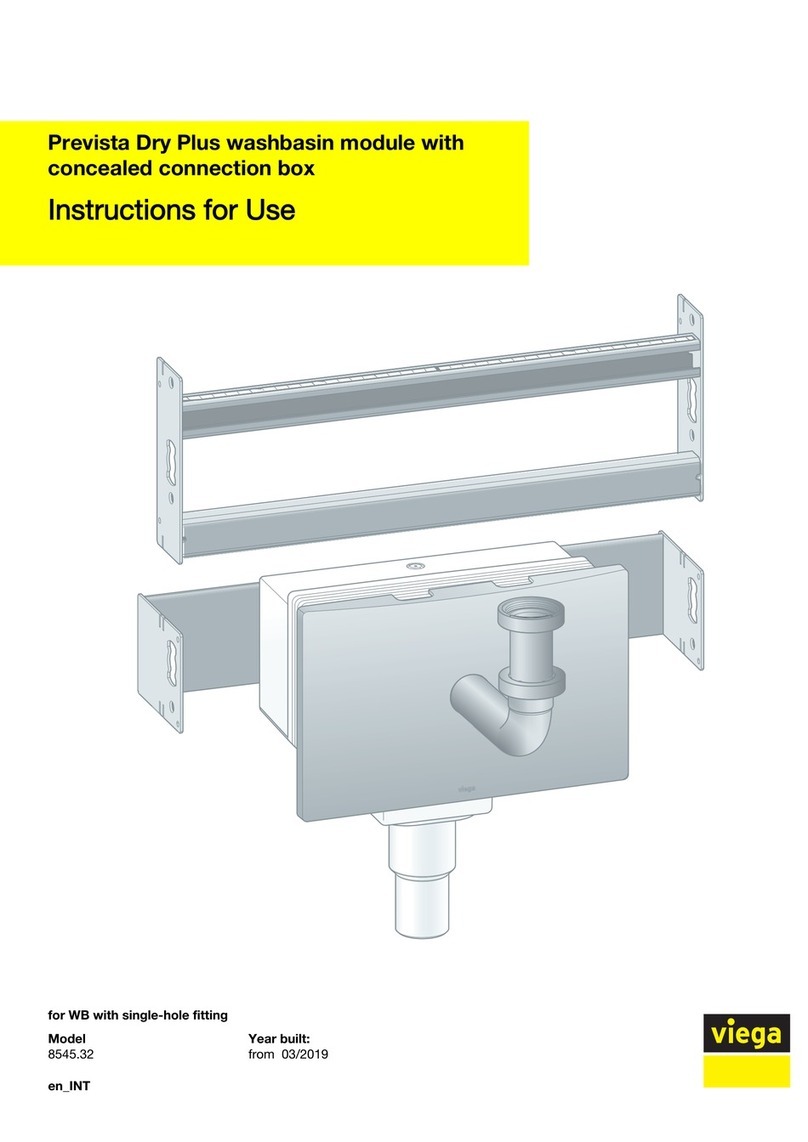 Viega Prevista Dry Plus 8545.32 User manual