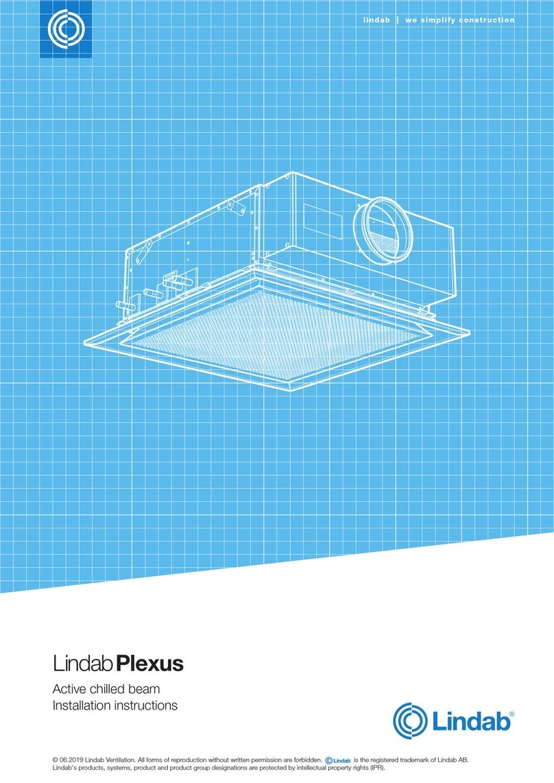 Lindab Plexus Series User manual