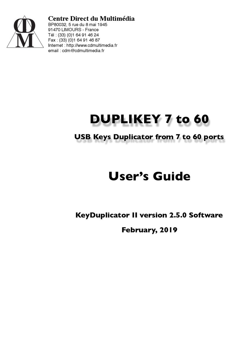 CDM DUPLIKEY20 user guide