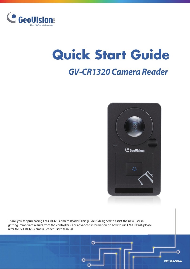 GeoVision GV-CR1320 User manual