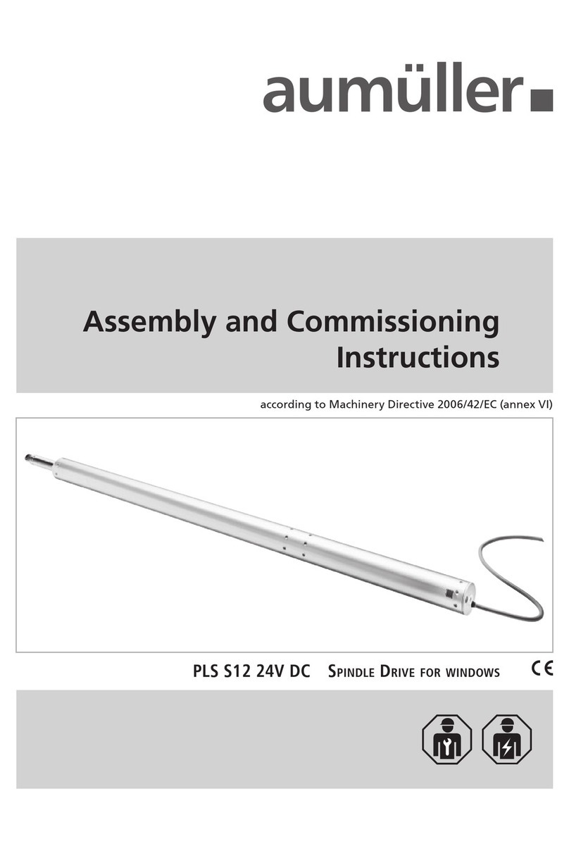 Aumuller PLS S12 24V DC Assembly and commissioning instructions