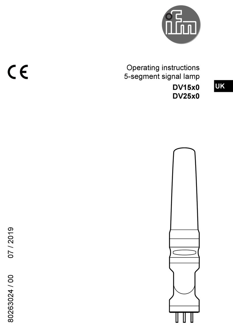 IFM DV15 Series operating instructions IFM DV15 Series operating instructions