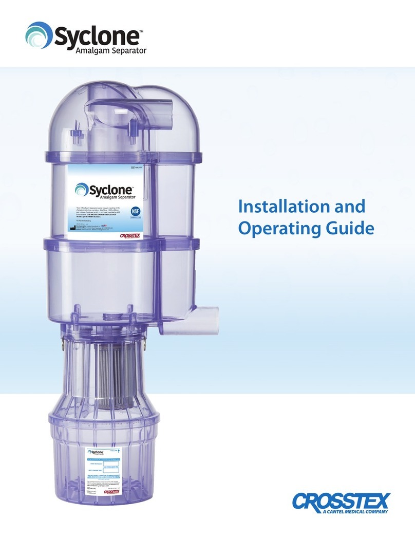 CROSSTEX SYCLONE Installation and operating guide