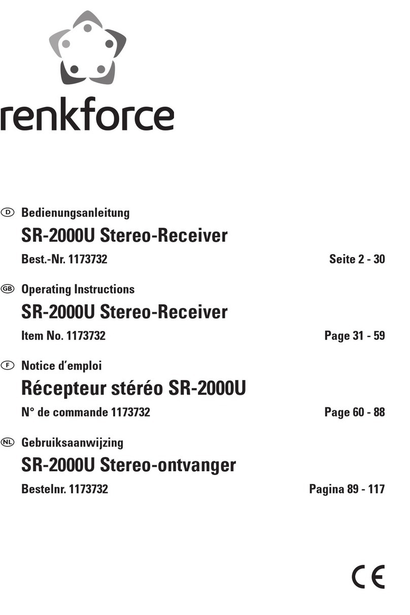 Renkforce SR-2000U operating instructions
