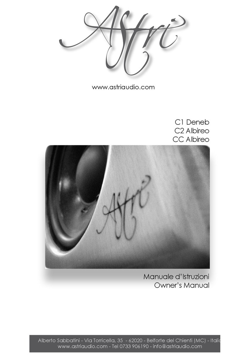 Astri C1 Deneb owner's manual