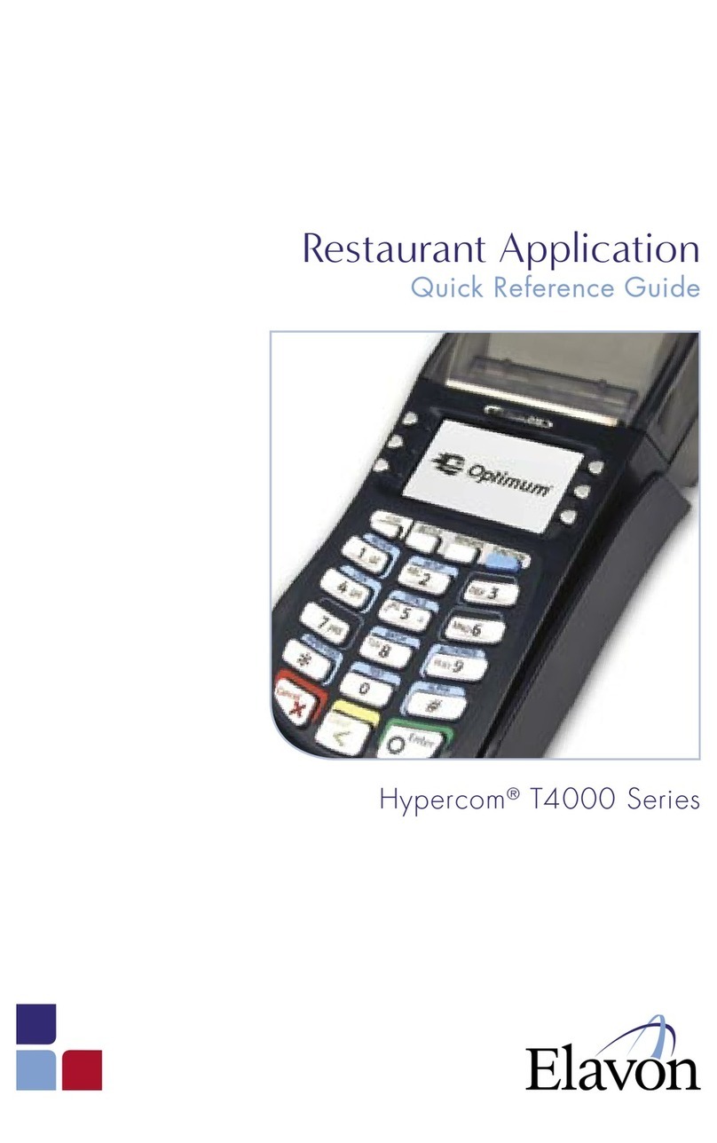 Hypercom T4000 Series Quick reference guide