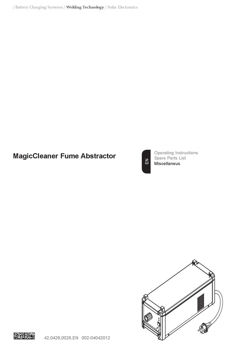 FRO­NIUS MagicCleaner User manual