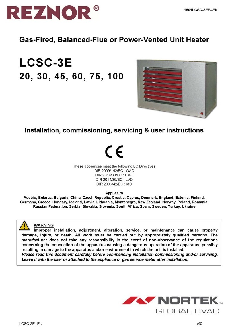 Reznor LCSC-3E 30 Guide
