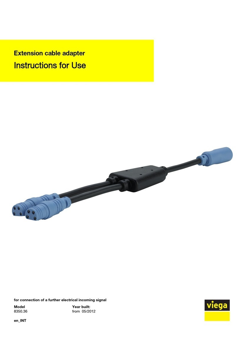 Viega 8350.36 User manual