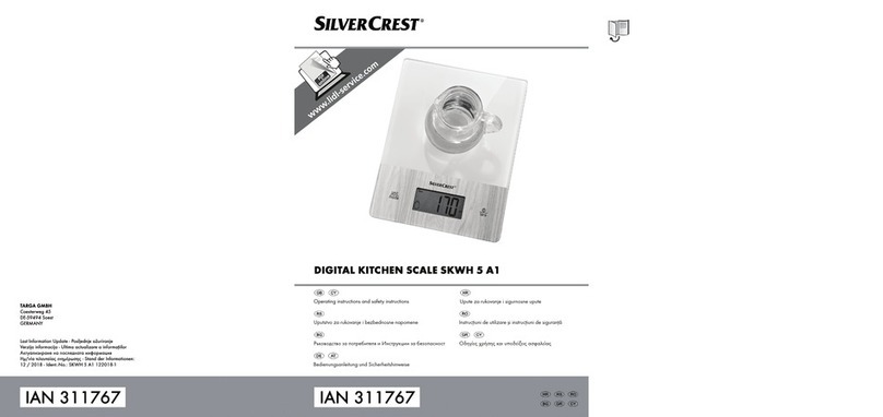 Silvercrest SKWH 5 A1 Product information sheet