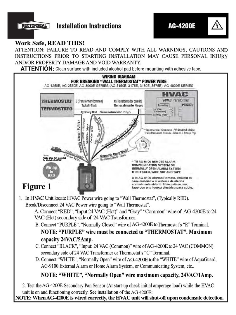 RectorSeal AG-4200E installation instructions
