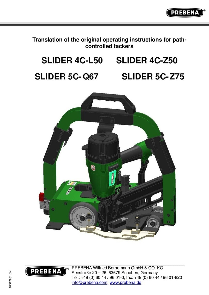 Prebena SLIDER 4C-Z50 operating instructions Prebena SLIDER 4C-Z50 operating instructions