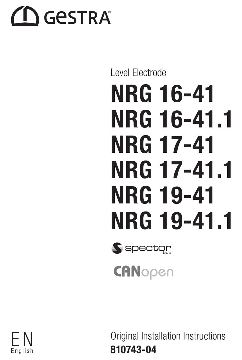 GESTRA NRG 16-41 Original Installation Instructions GESTRA NRG 16-41 Original Installation Instructions