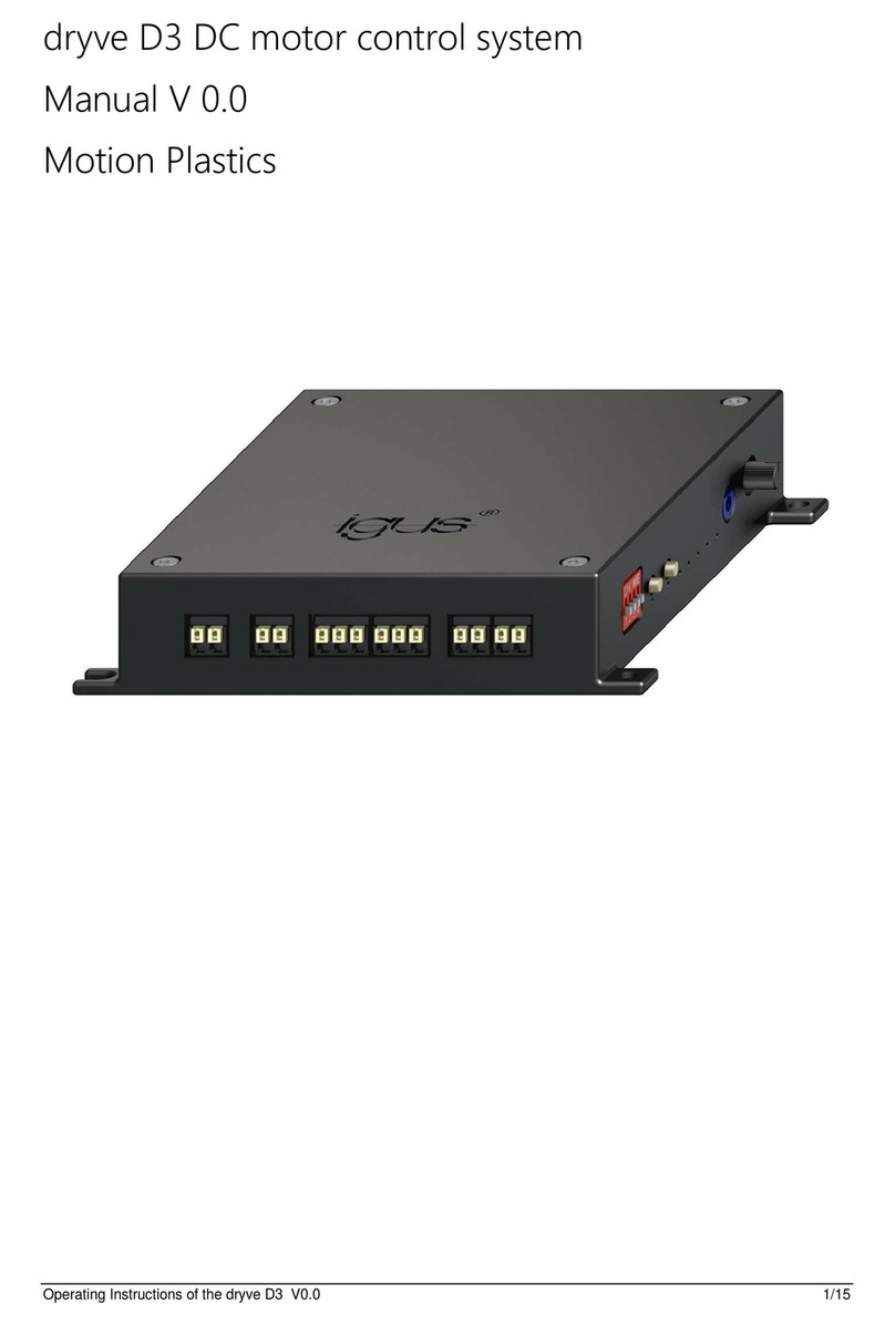 igus drylin dryve D3 manual