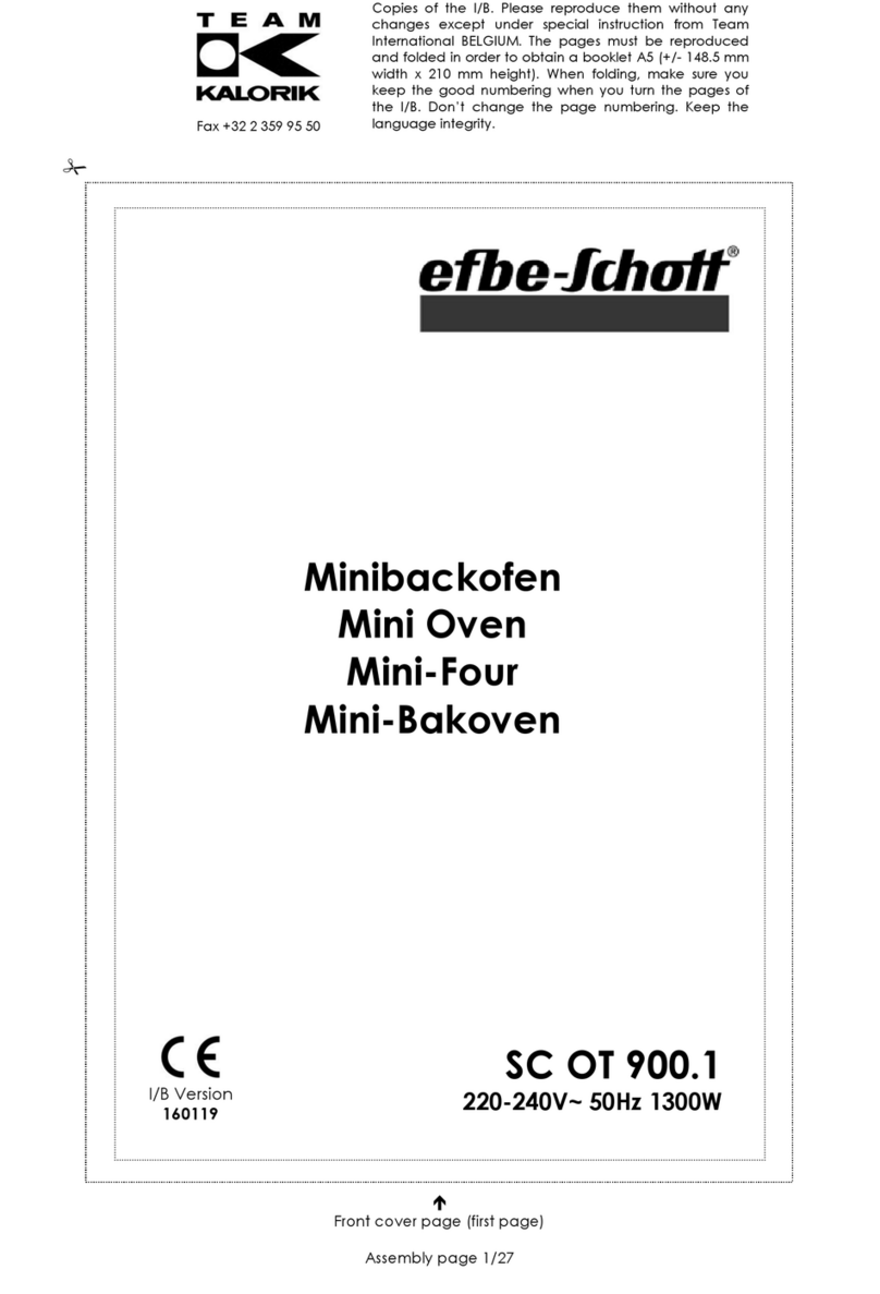 EFBE-SCHOTT SC OT 900.1 instruction manual