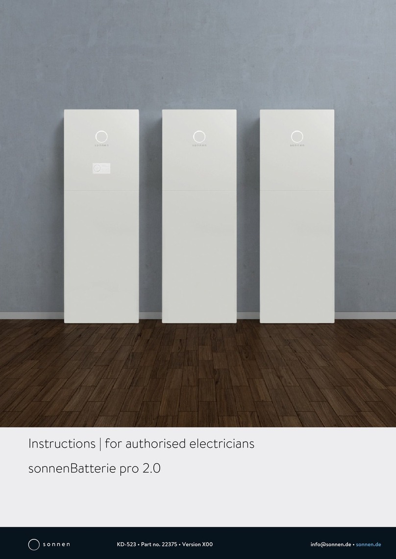 Sonnen sonnenBatterie pro 2.0 Instructions for use