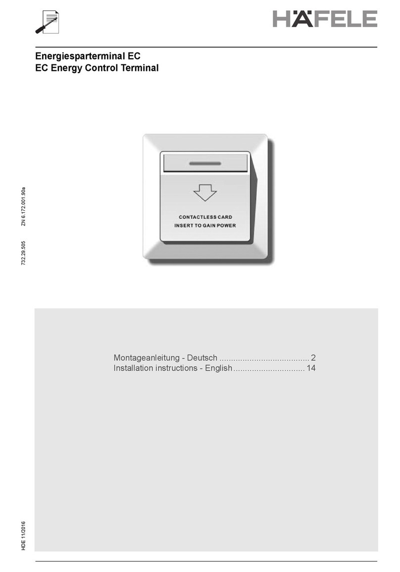 Hafele EC User manual