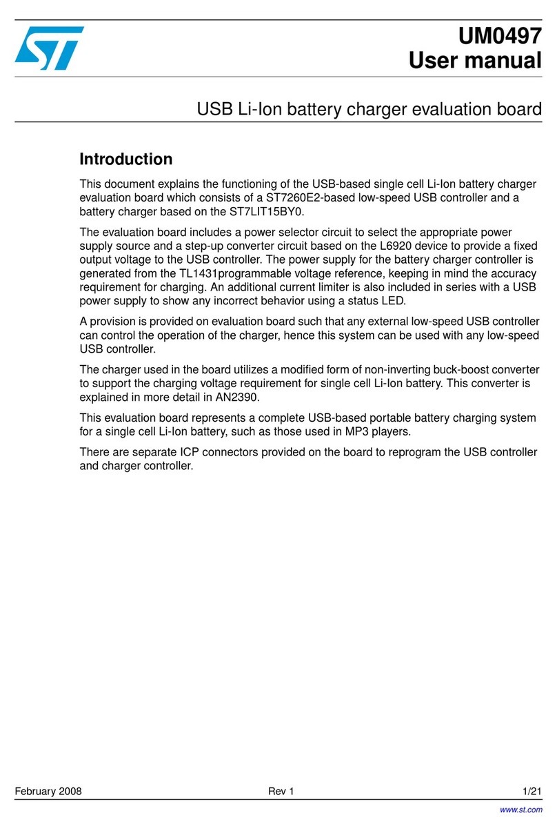 ST ST7LIT15BY0 user manual