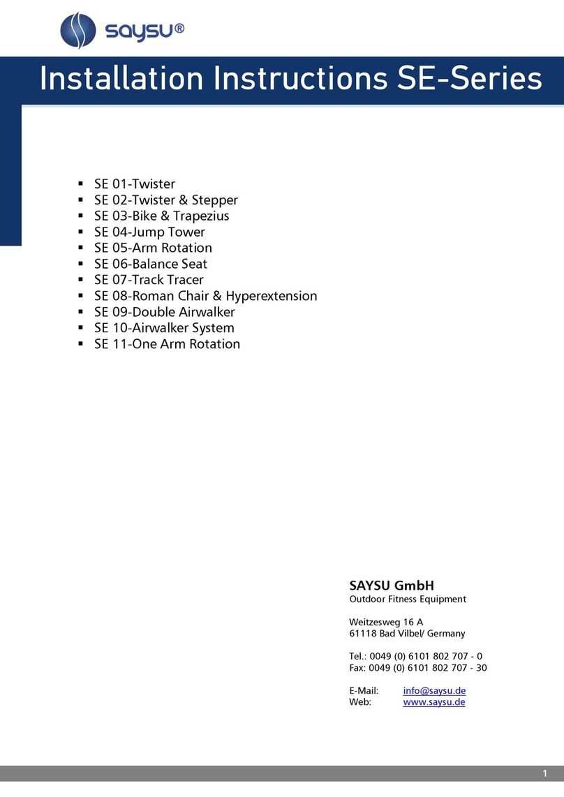 SAYSU SE Series installation instructions
